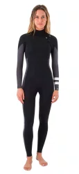 Long John Feminino Hurley 3/2MM Fullsuit - Preto