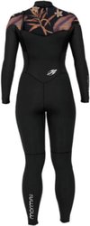 Long John Feminino Mormaii Chest-Zip 3.2mm Diva Pro Surfe - Preto