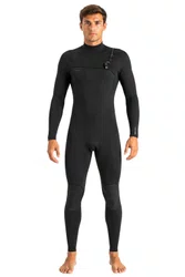 Long John O'Neill Hyperfreak Chest Zip 3/2 mm CZ Full - Black/Black