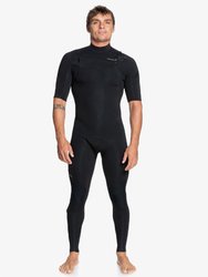 Long John Quiksilver Everyday Sessions 2/2 mm Ss Chest zip - Black