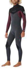 Long John Rip Curl Dawn Patrol 3/2 GB - preto/chumbo/bordo