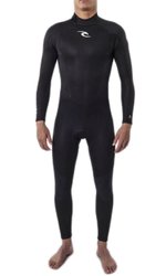 Long John Rip Curl Mens Freelite 32 Back Zip - Black 