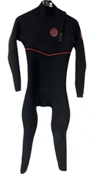 Long John Rip Curl Seminovo FlashBomb Fusion 32GB Z/Free - Black/Red