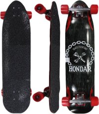 Longboard Hondar Freestyle 40" Tools - Preto/Vermelho