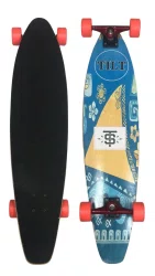 Longboard Tilt 160MM Gota Hibisco Montado - Multicores