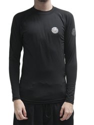 Lycra Rip Curl Surf Icons UPF Brushed - Preto