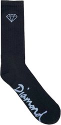 Meia Diamond brilliant  Sock cano Longo - Preto