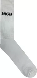 Meia High Unissex LogoTipo Cano Longo Algodão - Branco