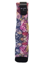 Meia Lurk Rosas - Vinho