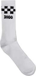Meia Masculina Dhoo Cheker Algodão - Branco