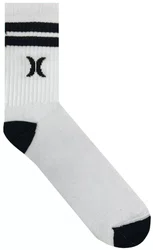 Meia Masculina Hurley Cano Medio Canaletado - Branco