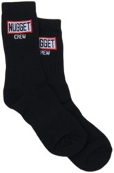 Meia Nugget Cew Cano Médio Logo - Preto