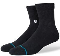 Meia Stance Icon Quarter - Preto