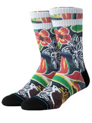 Meia Stance Sinharaja - Preto Floral 