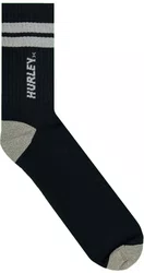 Meia Unissex Hurley Cano Medio Vertical - Preto