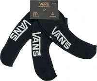 Meia Unissex Vans Classic Super No Show Kit/3 Black - Preto
