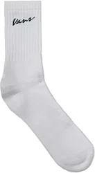Meia Unissex Vans Classic Script - Off White