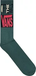Meia Unissex Vans Hardin Crew 1 Pares - Verde Petroleo