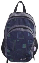 Mochila Session Square - Cinza/Marinho