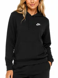 Moletinho Feminino Nike NSW Club - Preto