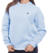 Moletom Feminino Freesurf Pipeline Careca - Azul bebe