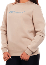 Moletom Feminino Freesurf Sand - Bege