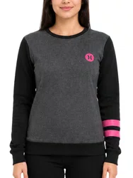 Moletom Feminino Hurley Sensation Manga Longa - Grafite Mesclado