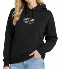 Moletom Feminino RC Surf Staple Relaxed - Preto