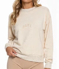 Moletom Feminino Roxy Care Sunglow - Off White