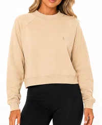 Moletom Feminino Volcom Careca Single Stone - Off White