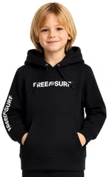 Moletom Infantil Freesurf Basico Surf - Preto