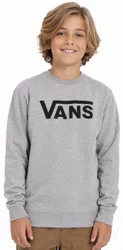 Moletom Juvenil Vans Classic - Cinza/Mescla