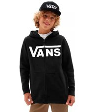 Moletom Juvenil Vans CLASSIC ZIP - Preto
