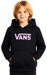 Moletom Juvenil Vans Flying Hoodie Girls - Preto