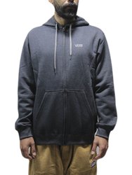 Moletom Mascukino Vans Basic Zip - Chumbo Mescla