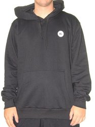 Moletom Masculino Aberto Quiksilver Transfer Round - Preto