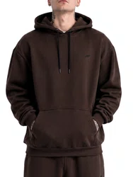 Moletom Masculino Big Freesurf Fenhado Basico Logo - Marrom