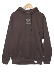 Moletom Masculino Diamond Small Brilliant Logo - Marrom 