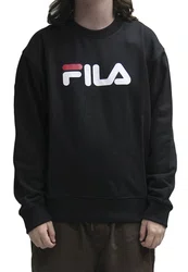 Moletom Masculino Fila Comfort Letter III Estampado - Preto