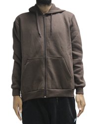 Moletom Masculino Freesurf Canguru Basico Logo - Marrom