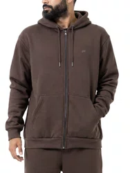 Moletom Masculino Freesurf Canguru Basico Logo - Marrom