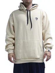 Moletom Masculino Grow Canguru Triangle - Bege