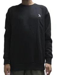 Moletom Masculino Grow Careca Logo 3X3 - Preto