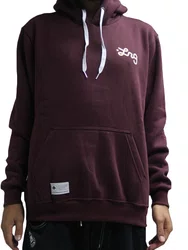 Moletom Masculino Lrg Western Script - Vinho