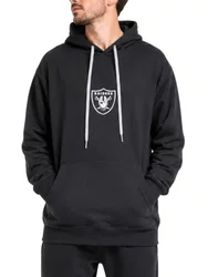 Moletom Masculino New Era Sazonal NFL Lasrai - Preto