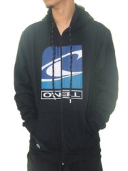 Moletom Masculino Oneill Aberto Logo - Preto