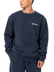 Moletom Masculino Rip Curl Brand Logo Crew - Marinho