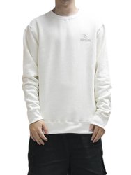 Moletom Masculino Rip Curl Brand Stack - Off White