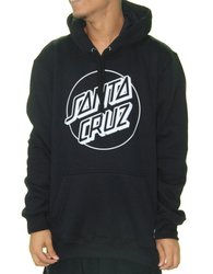 Moletom Masculino Santa Cruz Opus Dot Manga Longa Estampado com Capuz - Preto