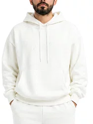 Moletom Masculino Vans Classic Script Pull Over - Off White